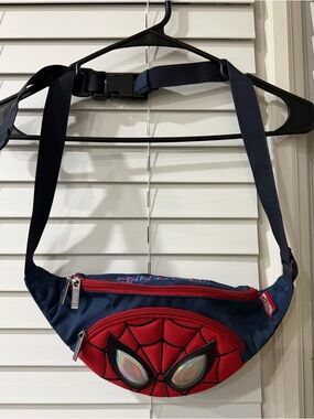 Spiderman Red & Navy Blue Kids Waist Bag